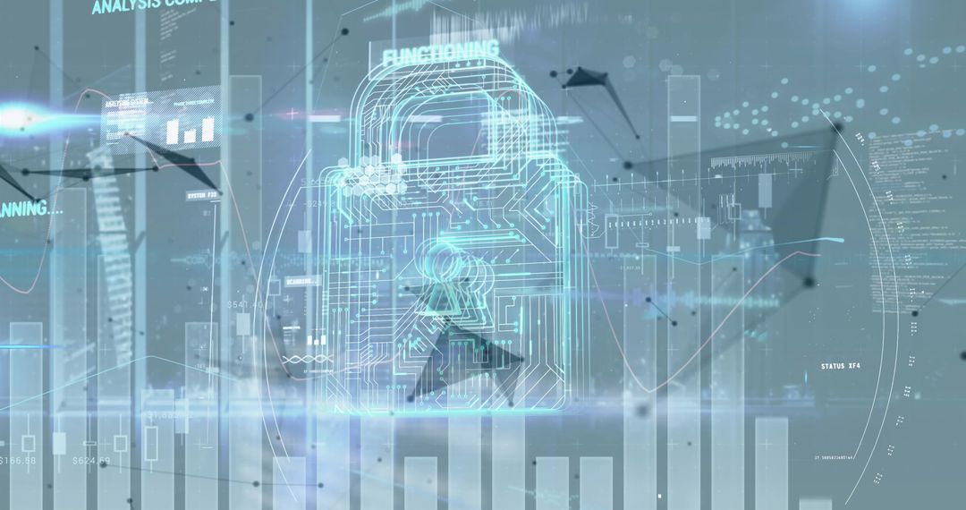 Holographic Padlock Visual Cybersecurity in Office Environment