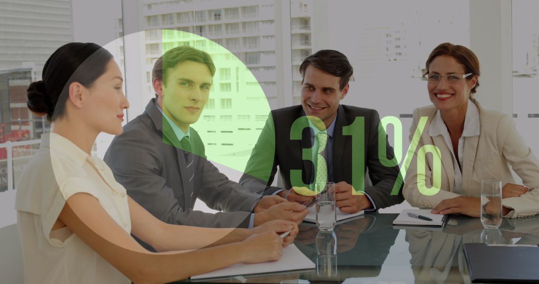 Diverse Entrepreneurs Analyzing Business Report with Digital Data