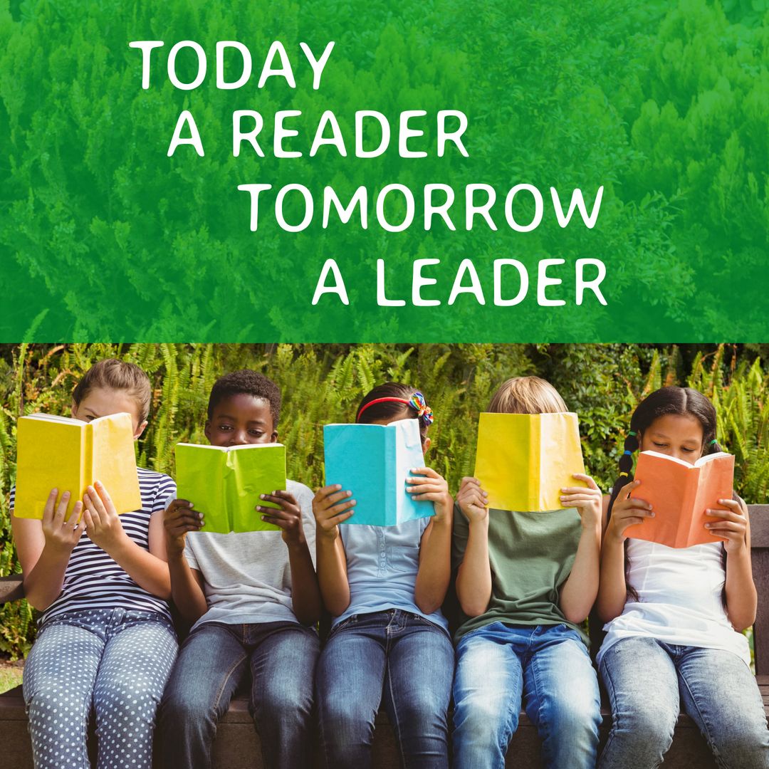 Diverse Children Reading Together Inspiring Future Leadership