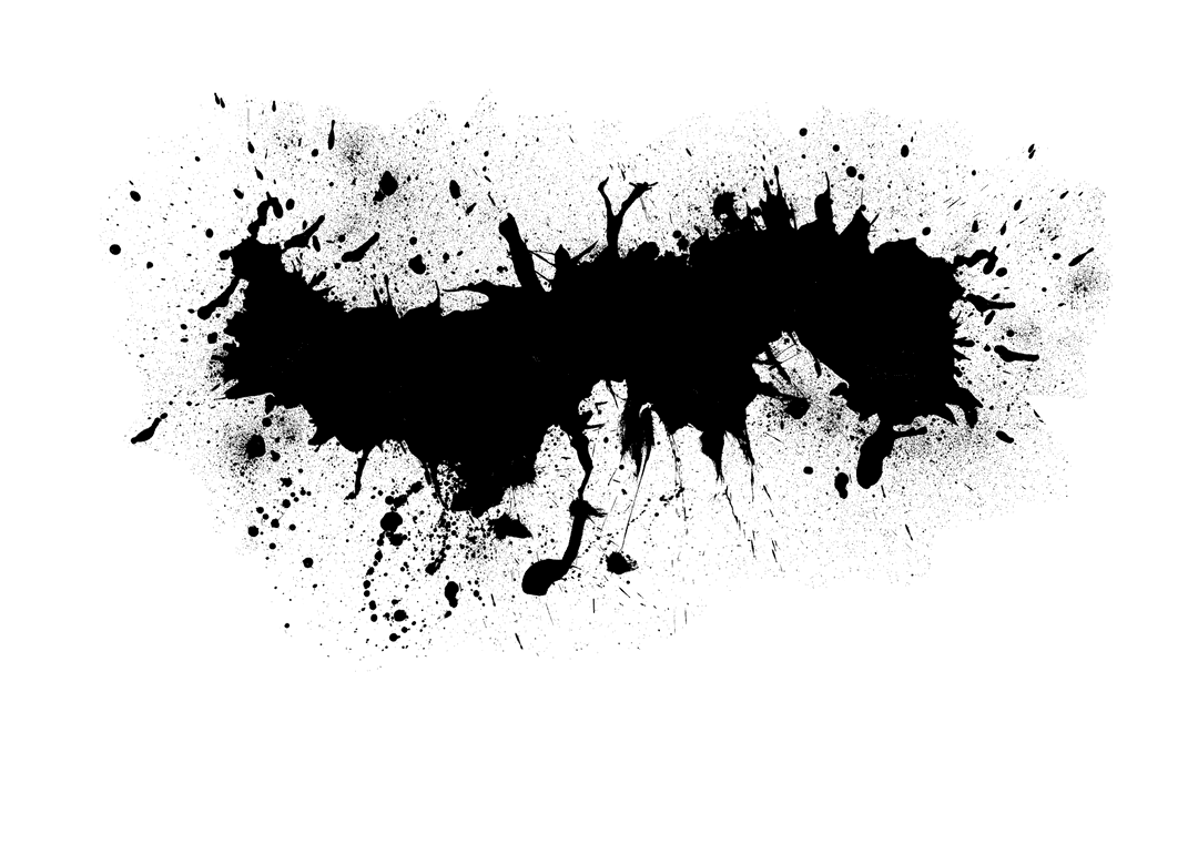 Transparent Background with Black Spots Pattern Illustration