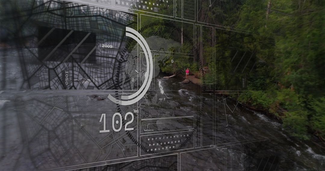 Augmented Reality Display in Forest River Terrain Exploration