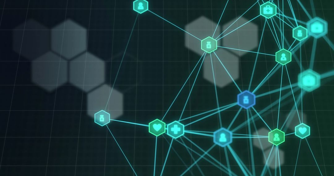 Futuristic Digital Healthcare Network Interface