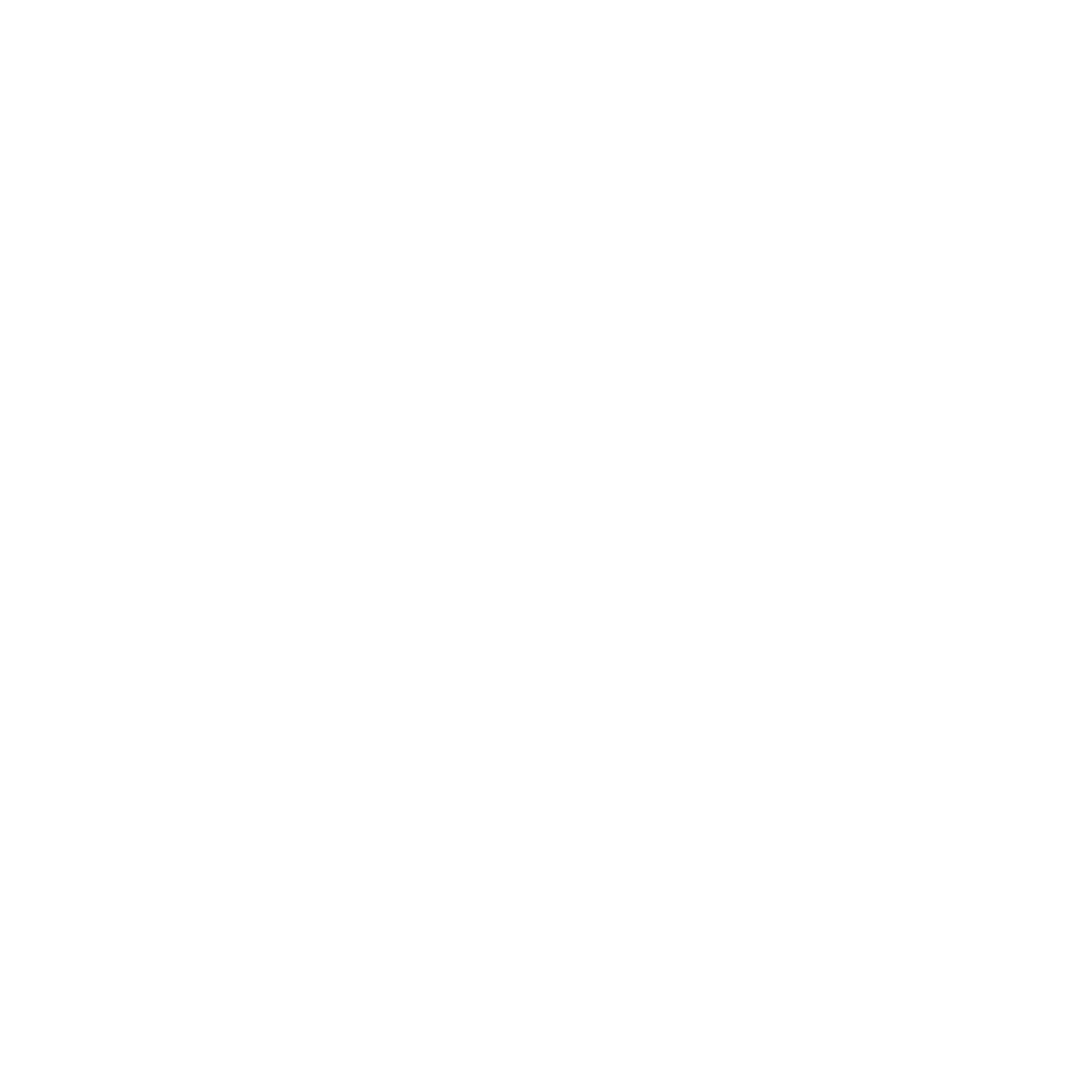 Dynamic White Arrow on Transparent Background