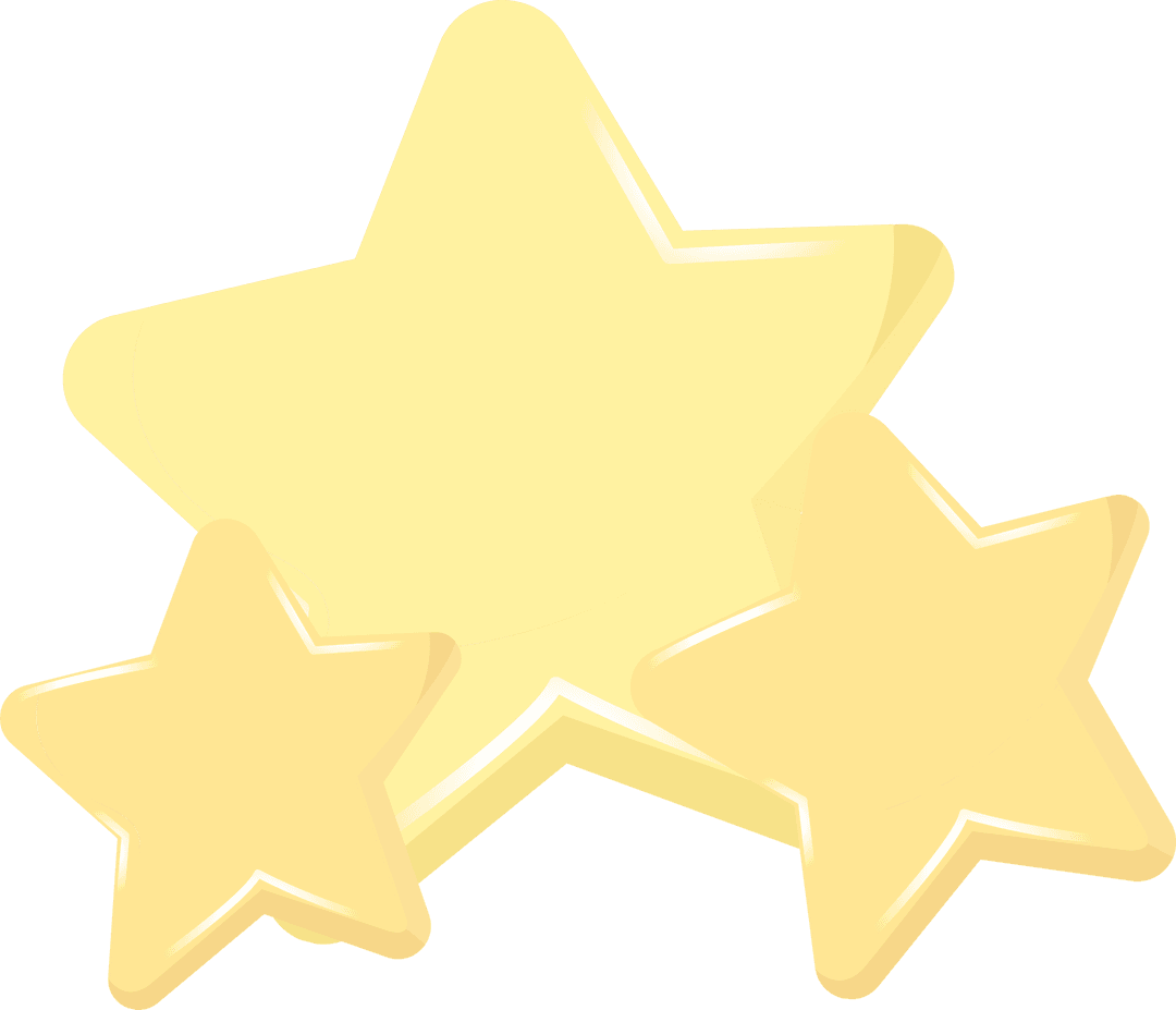 Transparent Geometric Star Cluster with Gradient Effect