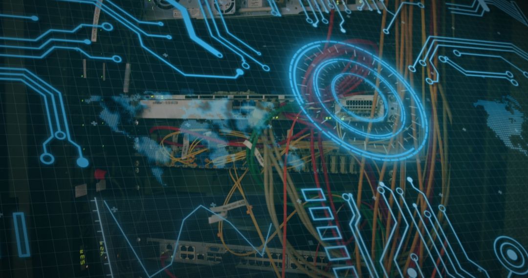 Futuristic Data Interface Over Computer Servers