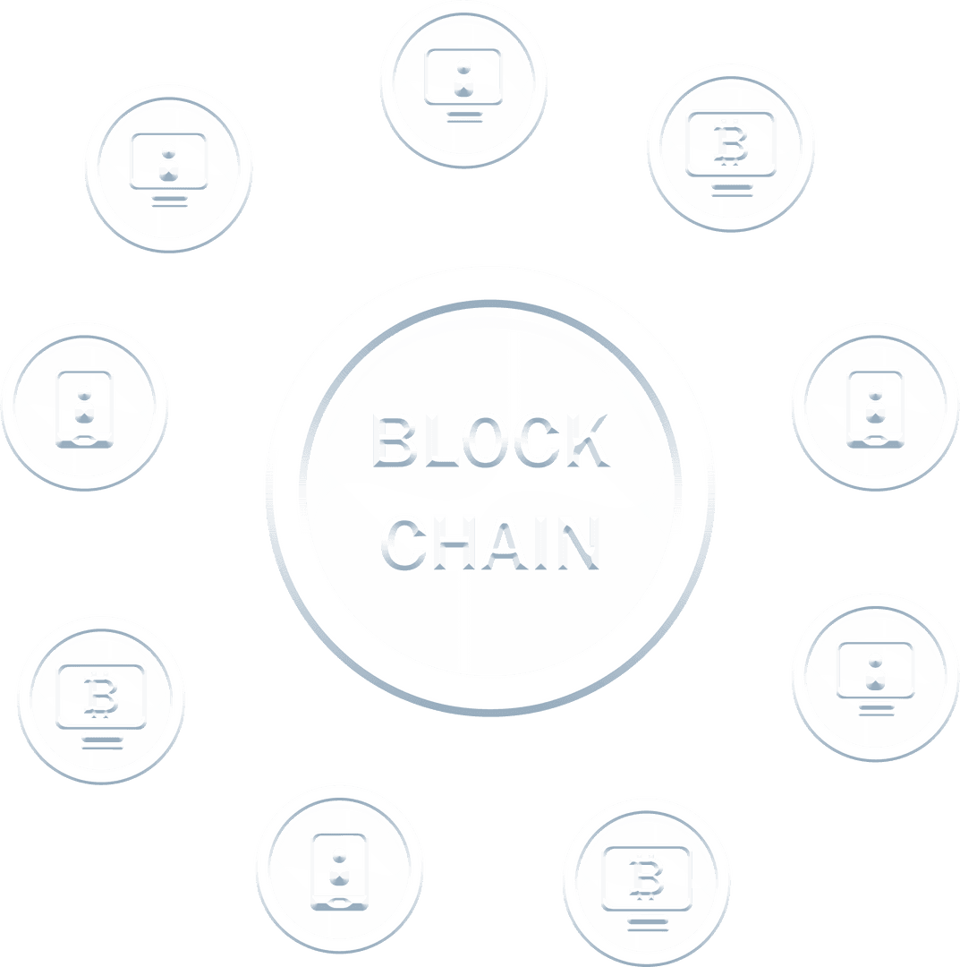 Transparent Blockchain Network Structure with Bitcoin Symbols - Download Free Stock Images Pikwizard.com