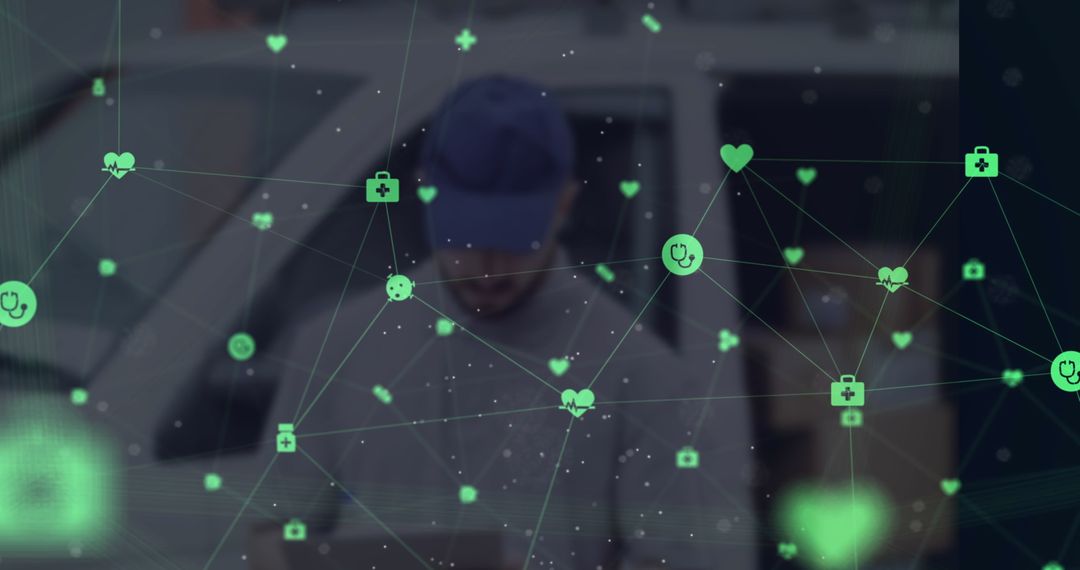 Digital Health Network Connection Over Courier