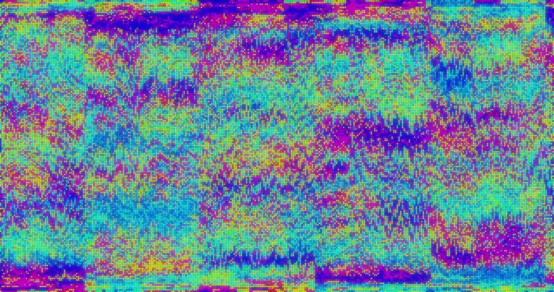 Vibrant Abstract Pixelated Noise Geometric Pattern Design