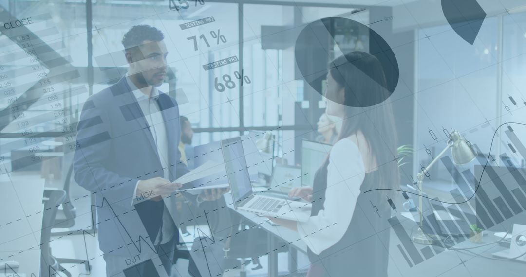 Business Dialogue with Technological Data Overlay