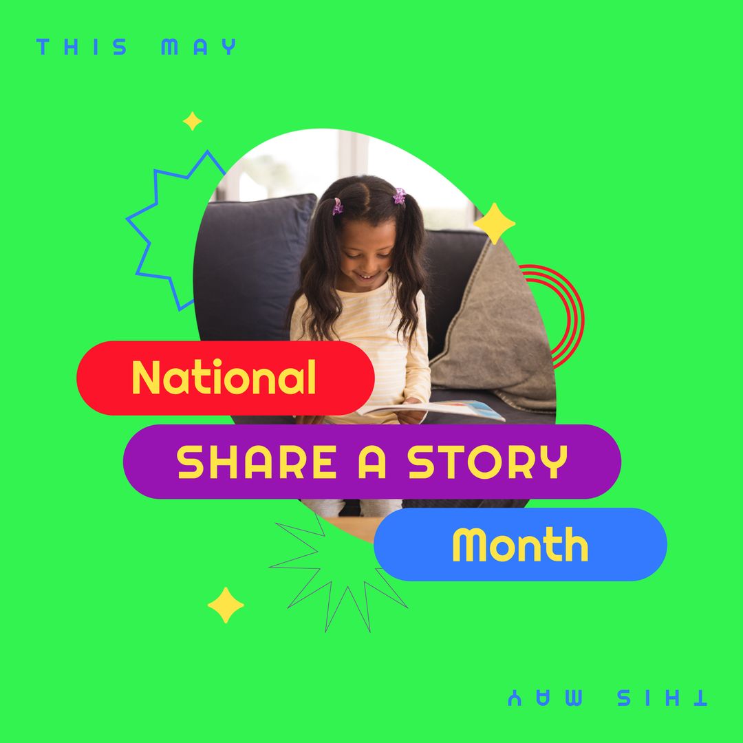 Celebrating National Share A Story Month with Children Reading