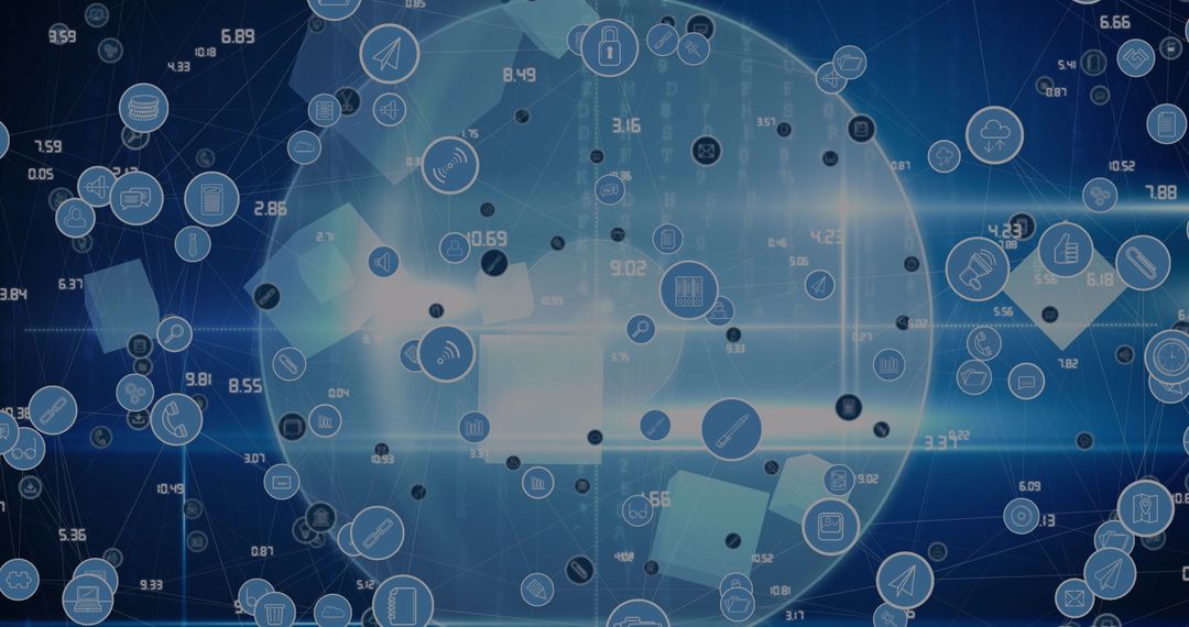 5G Network Technology and Digital Communications Concept