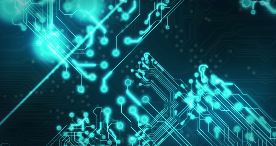 Futuristic Circuit Technology Digital Interface