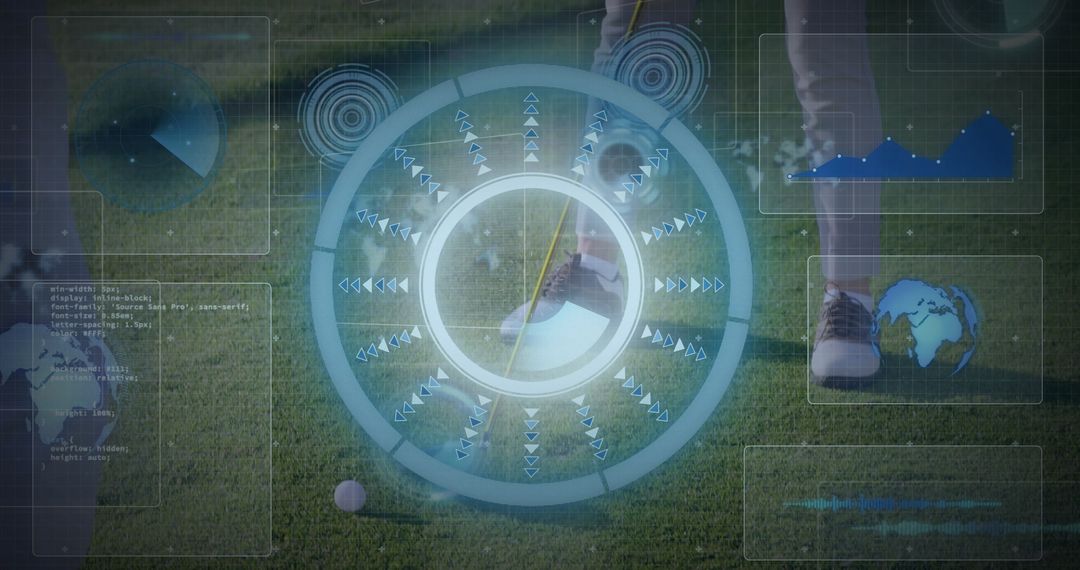 Augmented Reality in Golf: Advanced Player Analyzing Shot with HUD