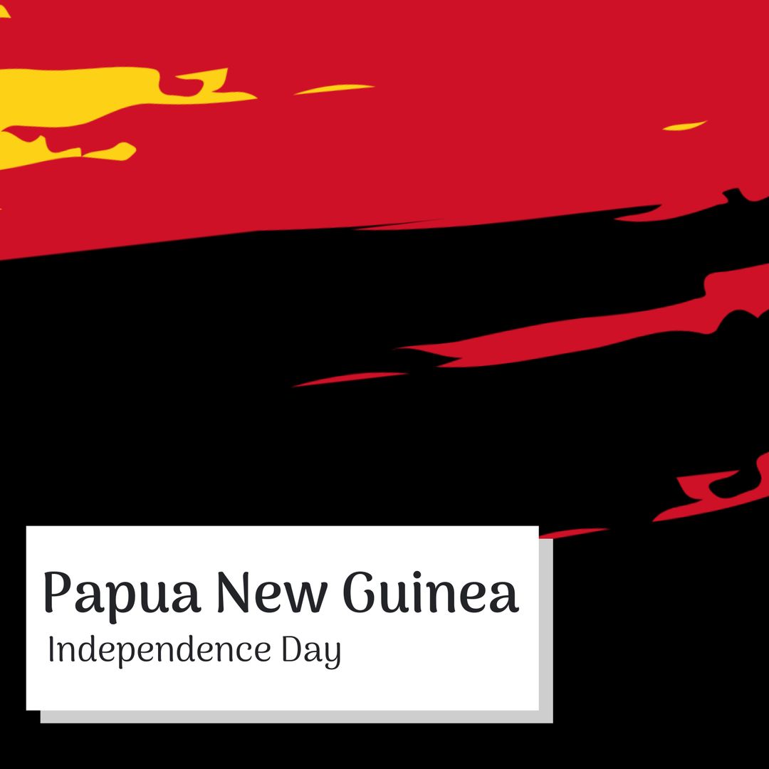 Papua New Guinea Independence Day Celebration Design