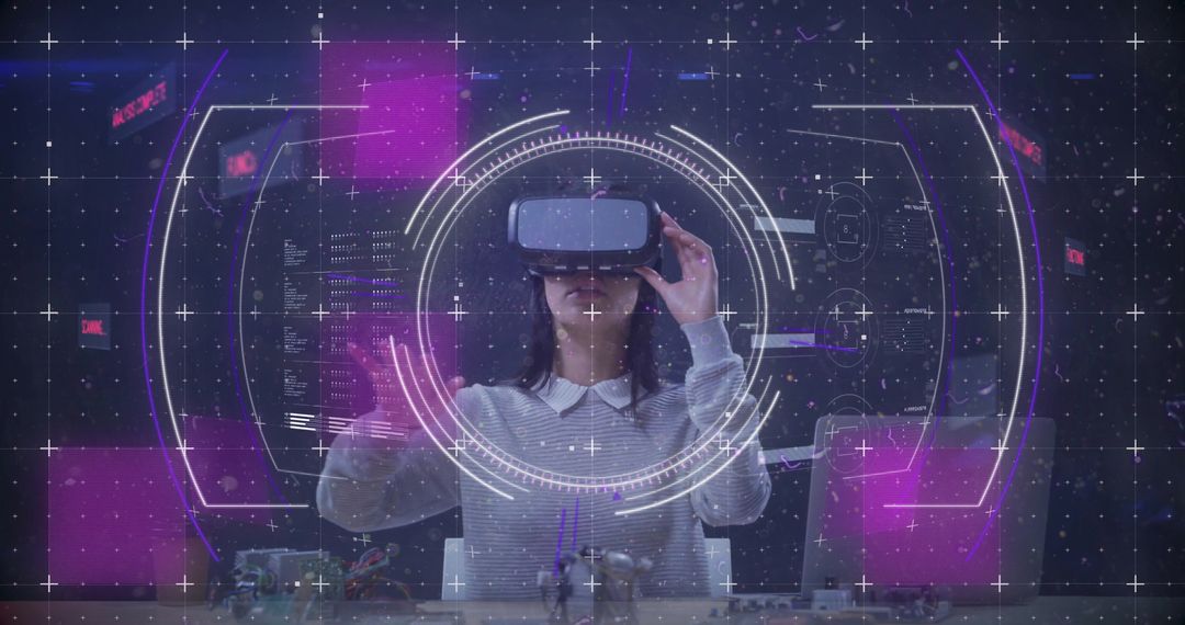 Virtual Reality Exploration with Futuristic Holographic Display