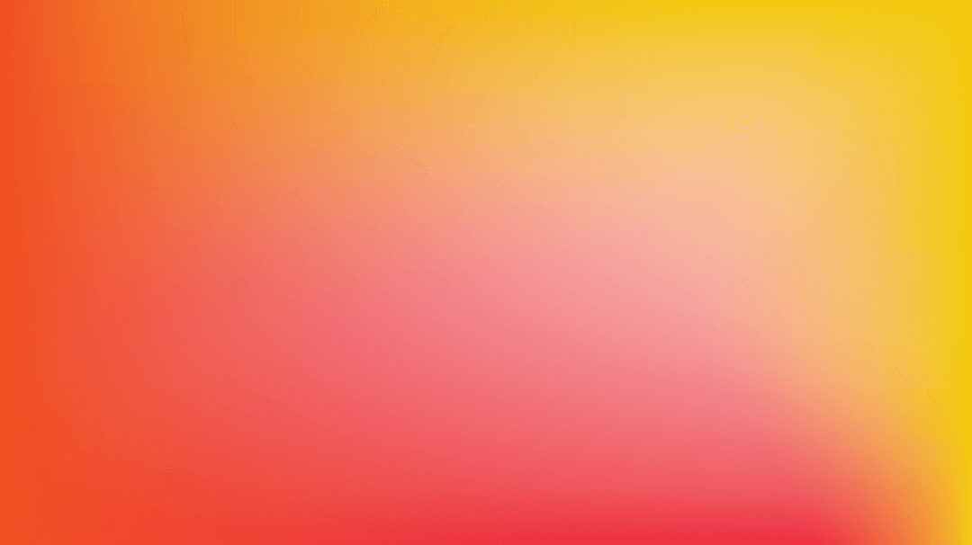Vibrant Pink and Orange Gradient on Transparent Background