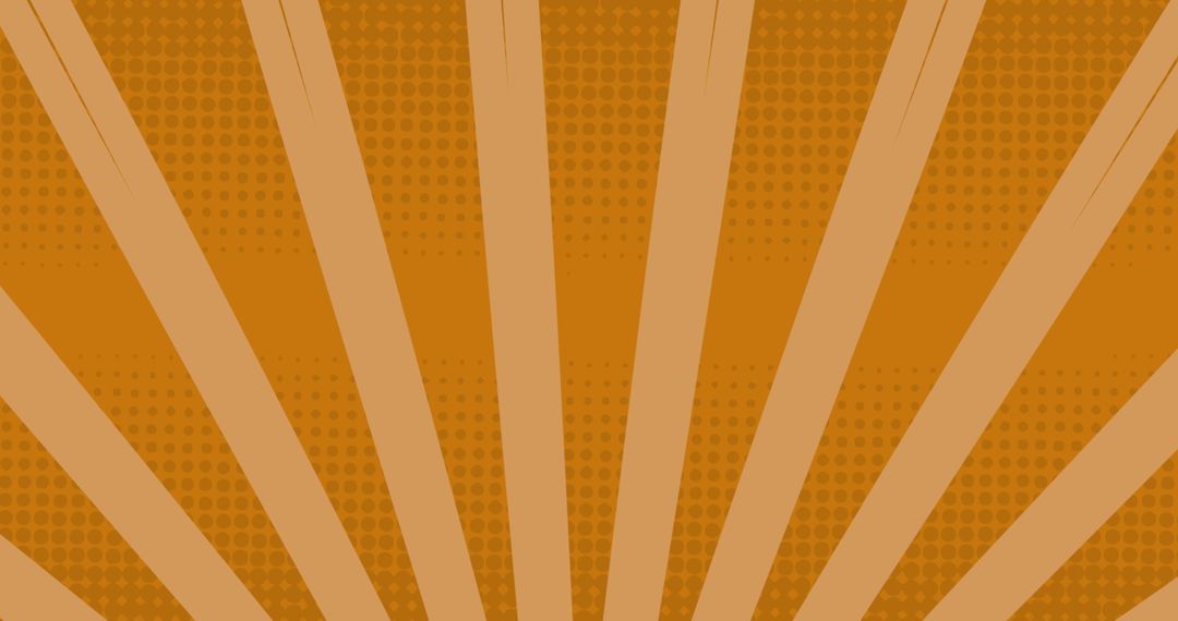 Retro Burst Stripe Pattern on Vintage Yellow Background