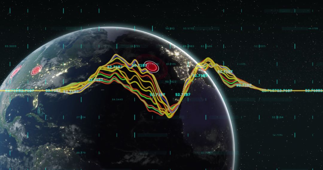 Digital Financial Data Streams Around Planet Earth