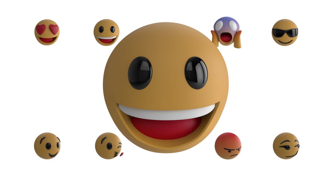 3D Emoticons with Various Emotional Expressions