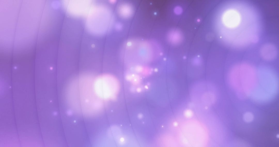 Magical Purple Light Bokeh with Ethereal Glow Effect