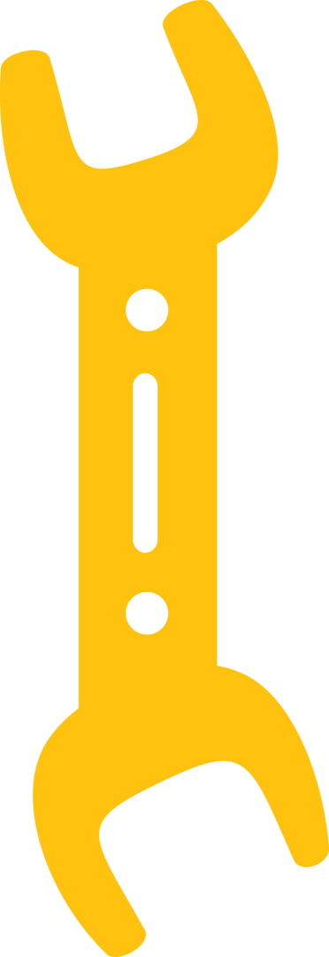 Yellow Open-End Wrench on Transparent Background - Download Free Stock Images Pikwizard.com