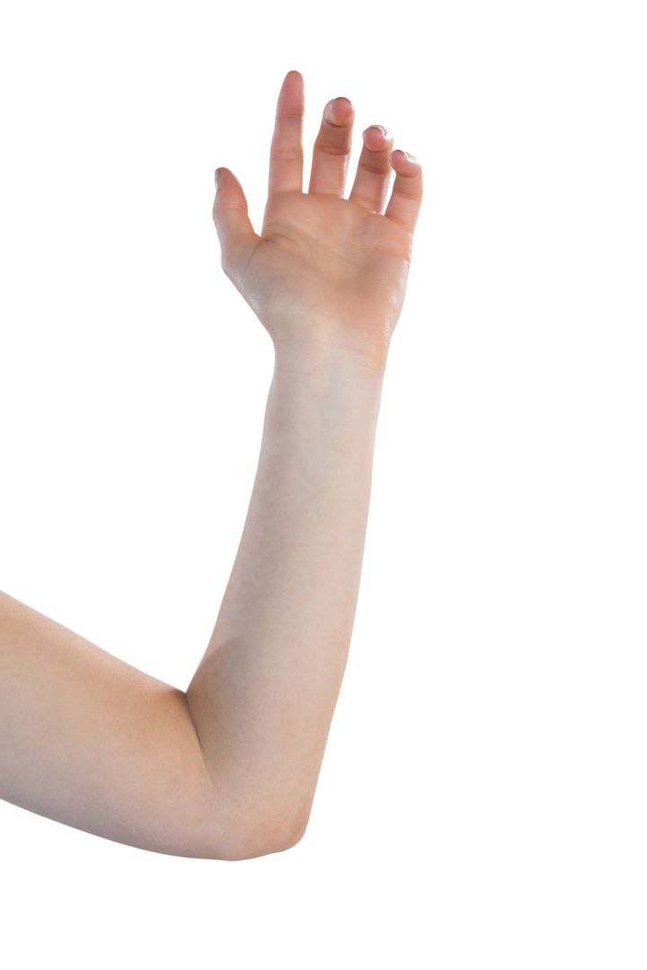 Cropped Image of Waving Hand Against White Background - Free Images, Stock Photos and Pictures on Pikwizard.com