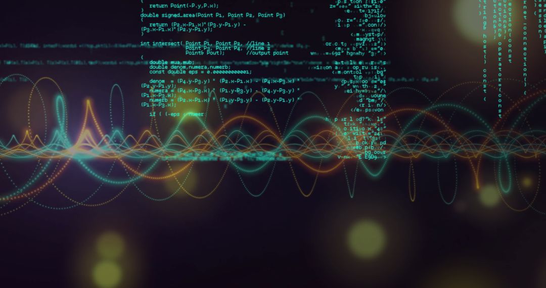 Futuristic Waveforms and Code in Digital Space