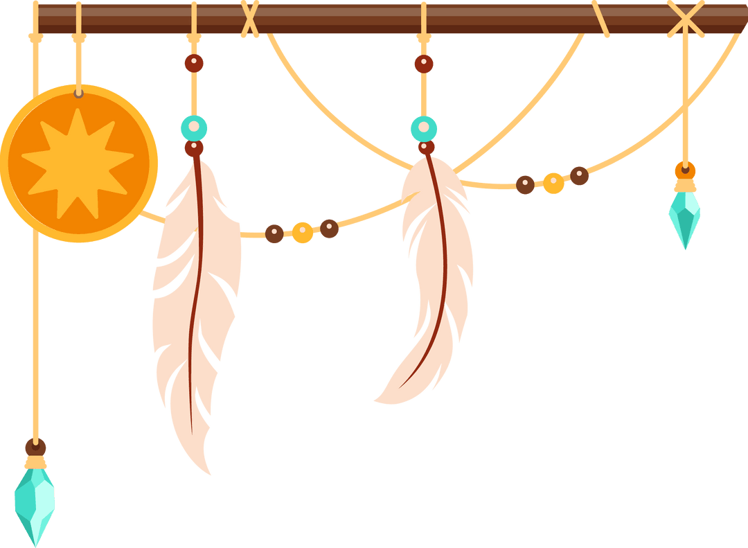 Transparent Bohemian Dreamcatcher Charm with Feathers and Crystals
