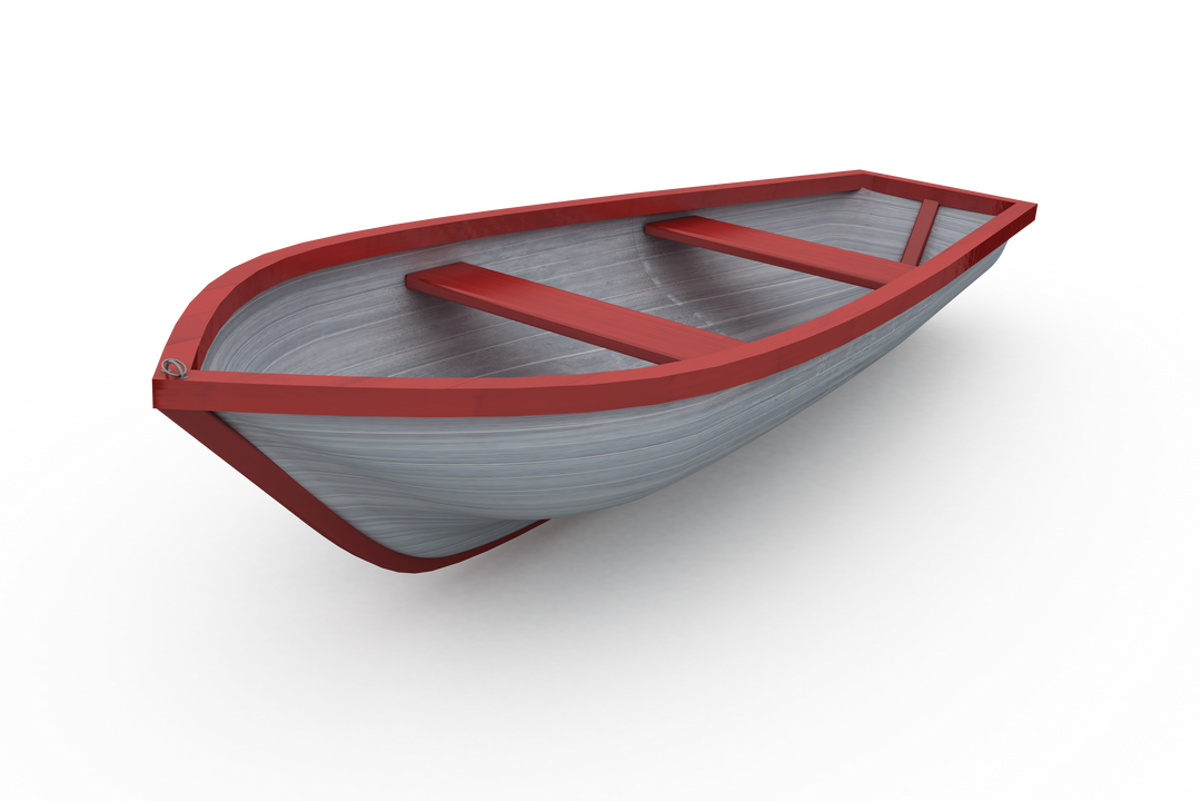 Transparent Red and White Painted Boat for Graphic Design Projects - Download Free Stock Images Pikwizard.com