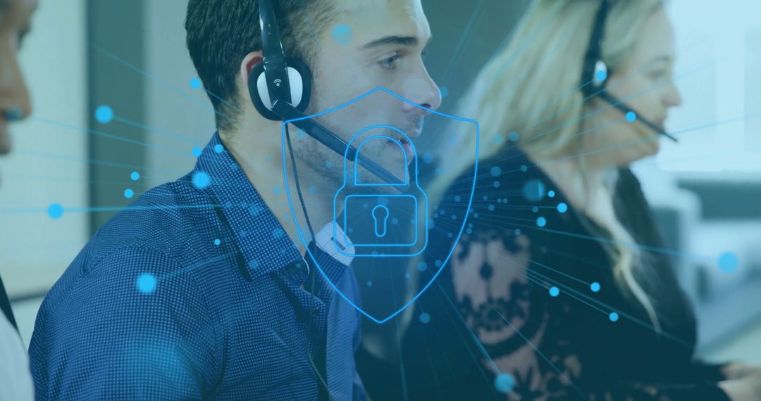 Customer Support Team with Digital Security Integration