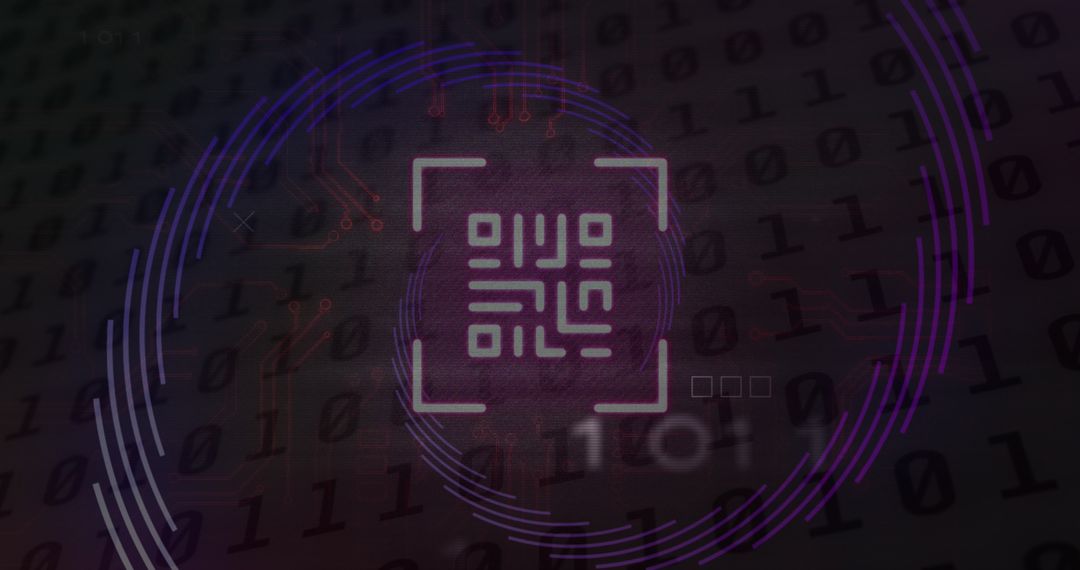 Cyber Security Concept with Digital Data Interface