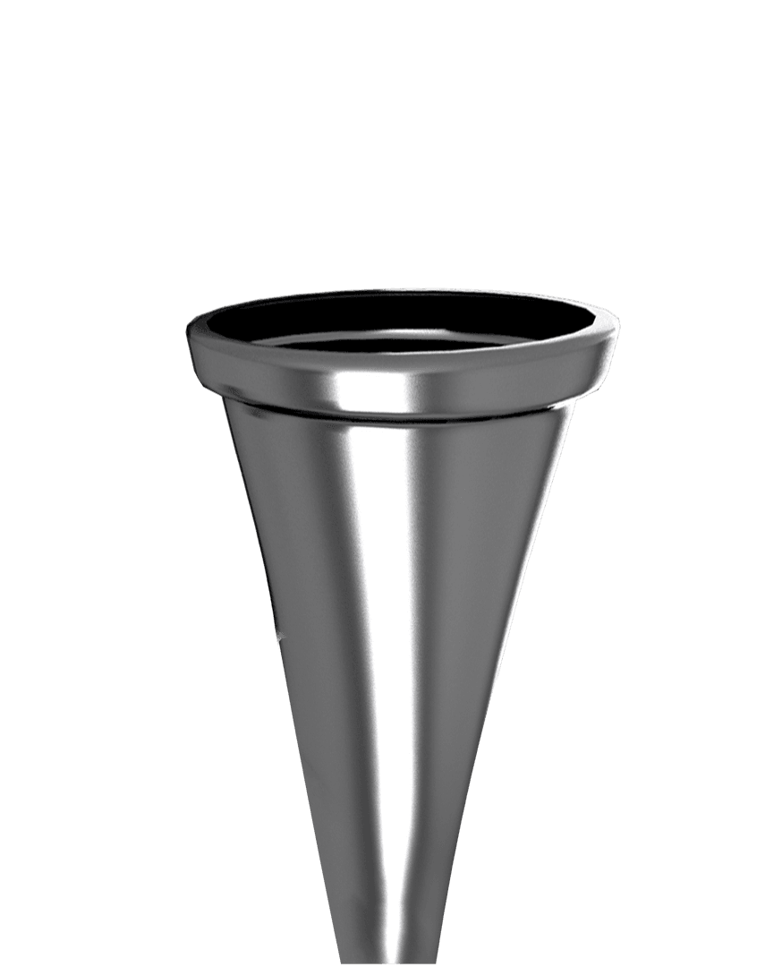 Digital Vector Abstract Silver Shape on Transparent Background