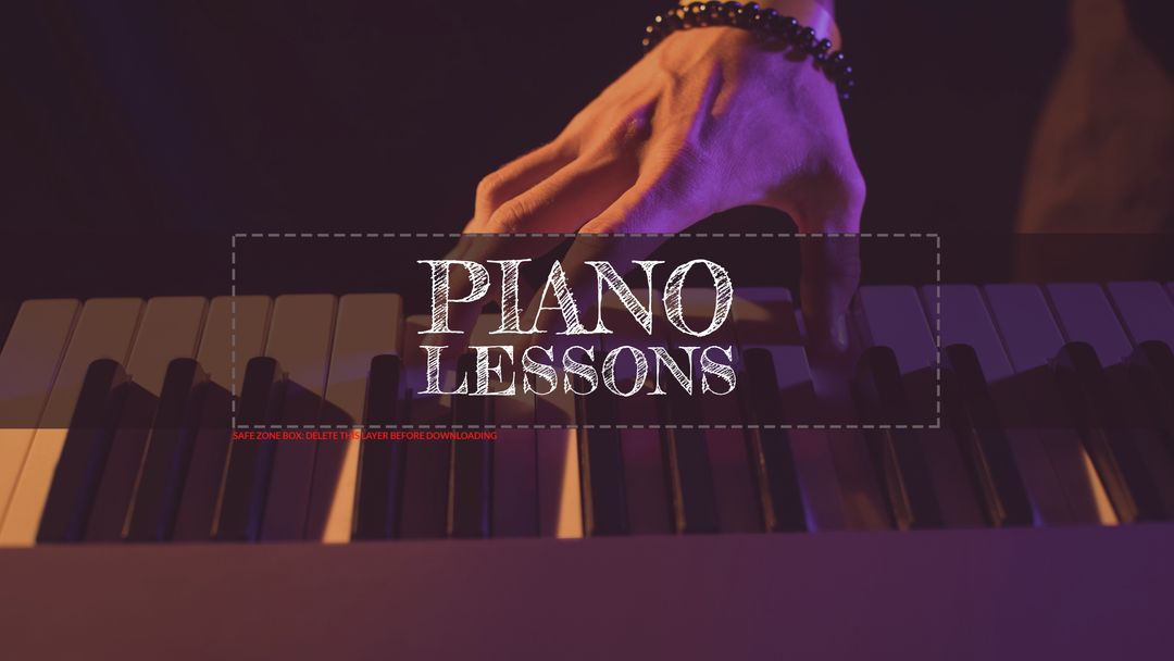 Hand Playing Piano Keys Artfully under Dramatic Lighting