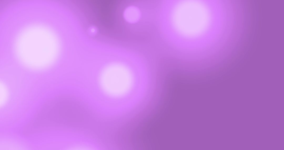 Glowing White Spots on Purple Background Digital Motion