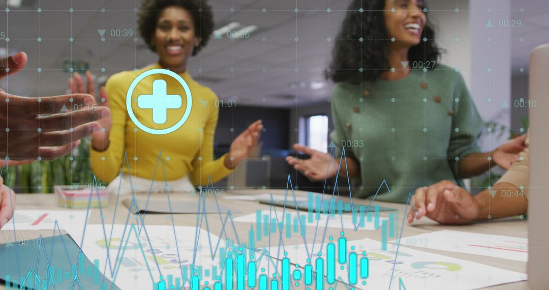 Diverse Team Collaborating Creatively Over Business Strategy