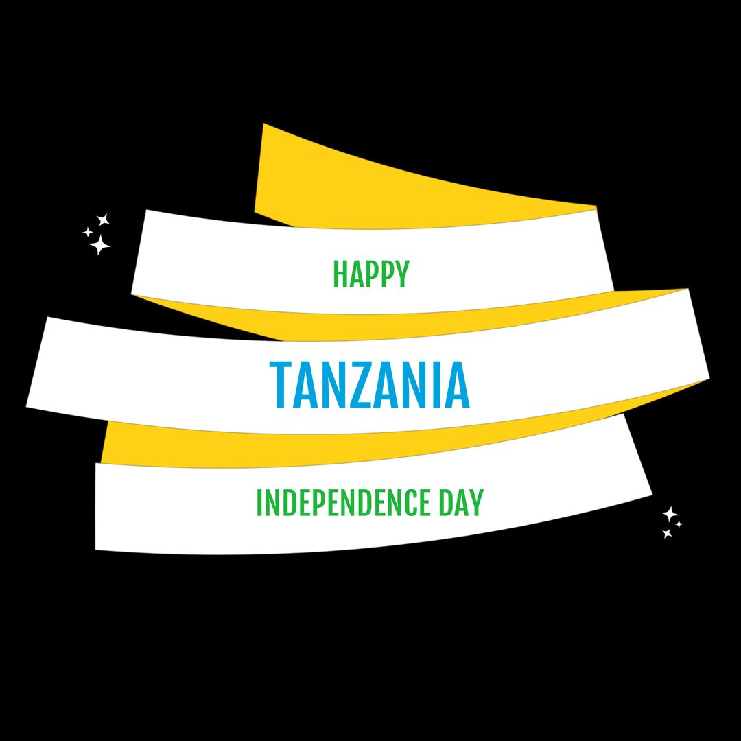 Happy Tanzania Independence Day Celebration Graphic - Download Free Stock Templates Pikwizard.com