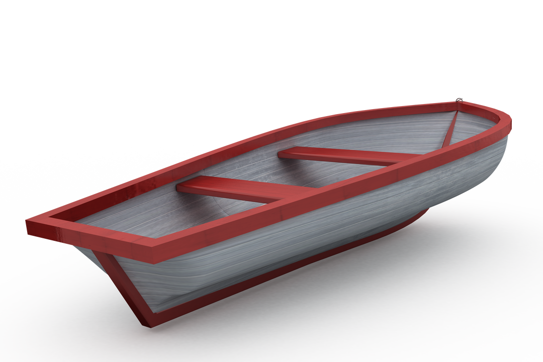 Small Transparent Red and White Painted Wooden Boat - Download Free Stock Images Pikwizard.com