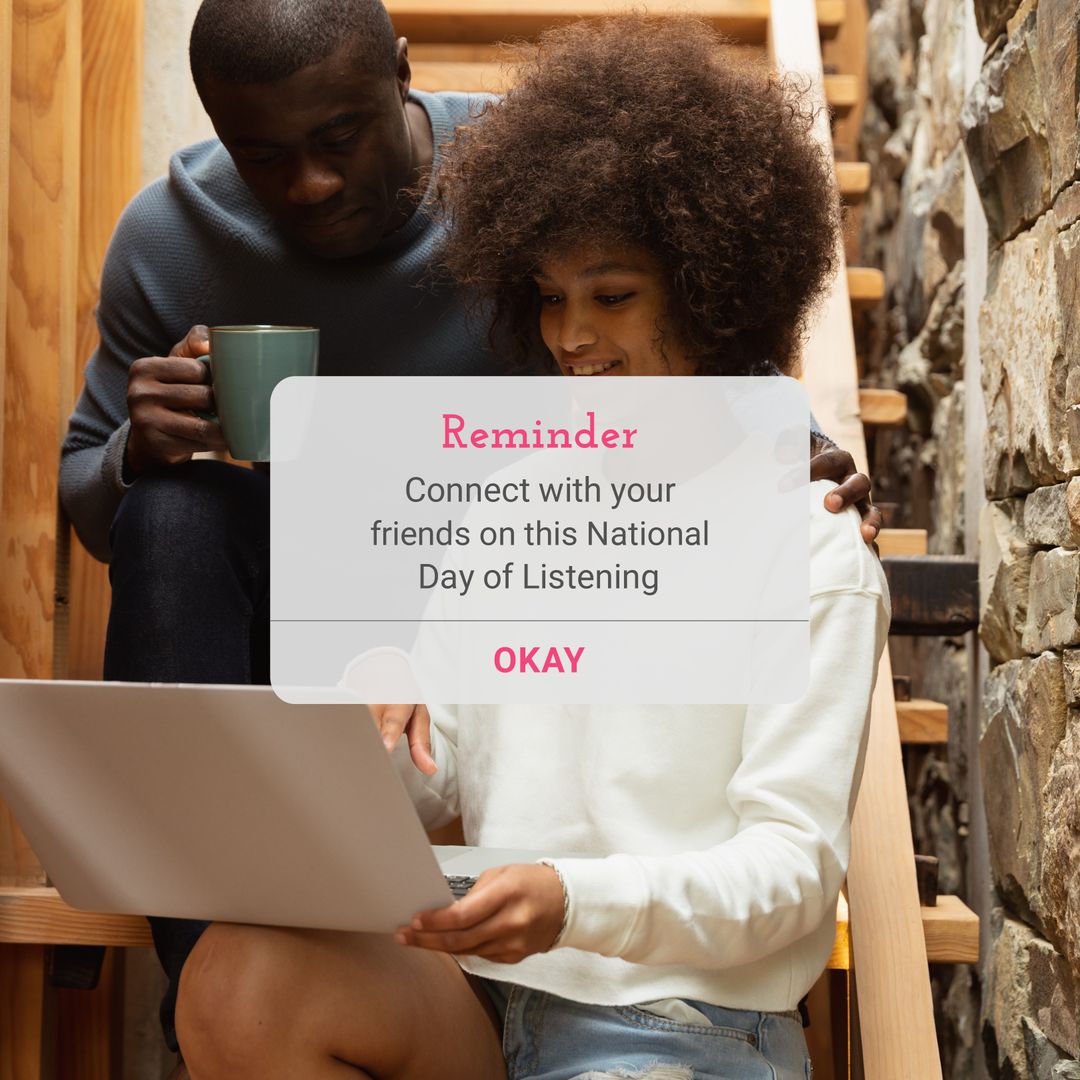 Couple Enjoying Time on National Day of Listening