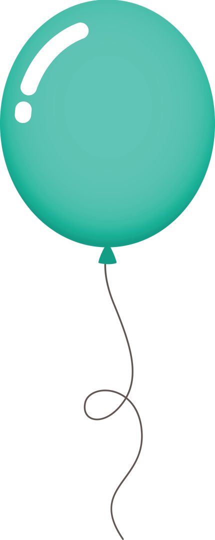 Big Green Balloon On Transparent Background for Party and Celebration - Download Free Stock Images Pikwizard.com