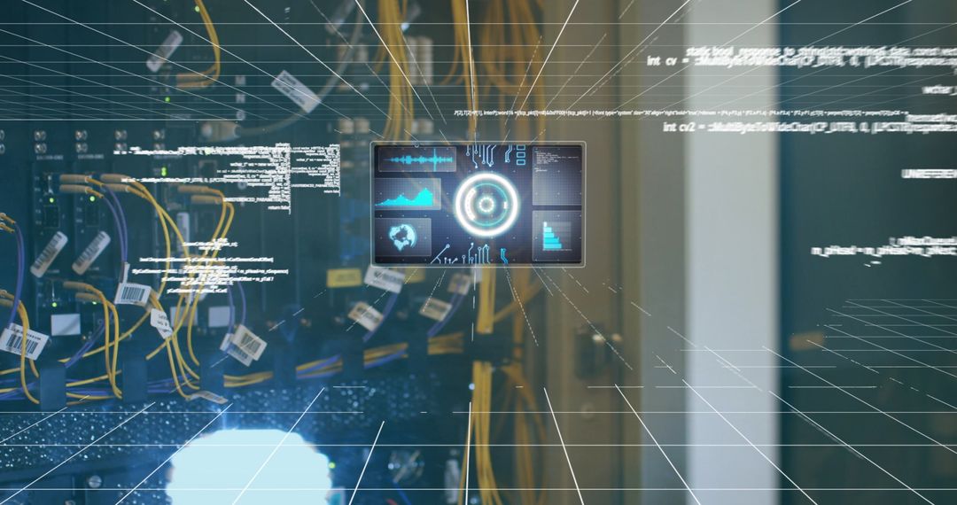 futuristic digital interface and data networking - Free Images, Stock Photos and Pictures on Pikwizard.com