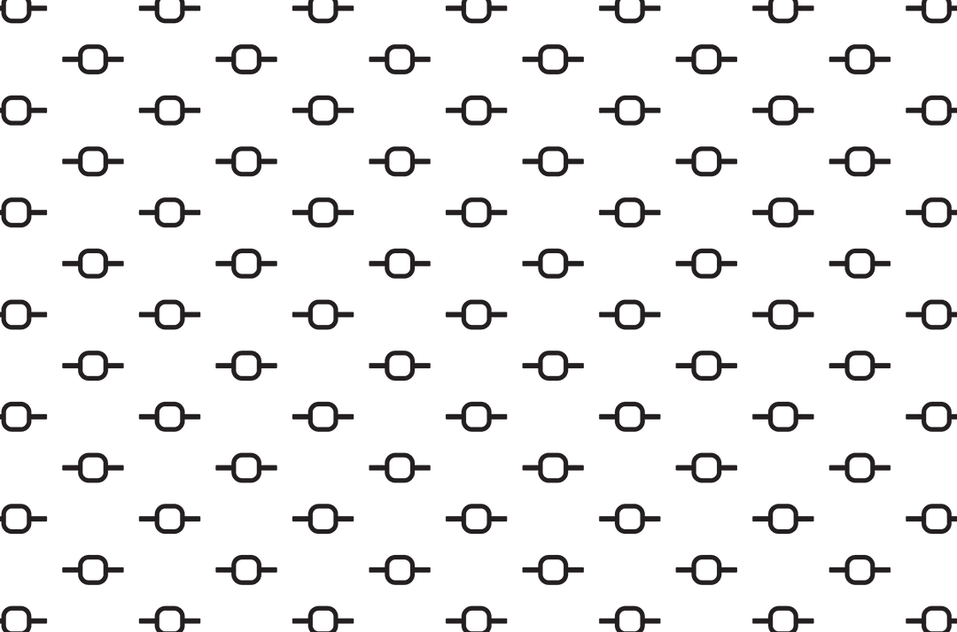 Seamless Black Vector Shapes on Transparent Background