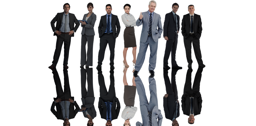 Diverse Professional Business Team on Transparent Background - Download Free Stock Images Pikwizard.com