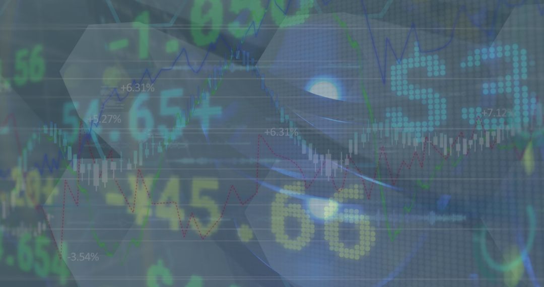 Digital Interface of Global Business and Finances Concept