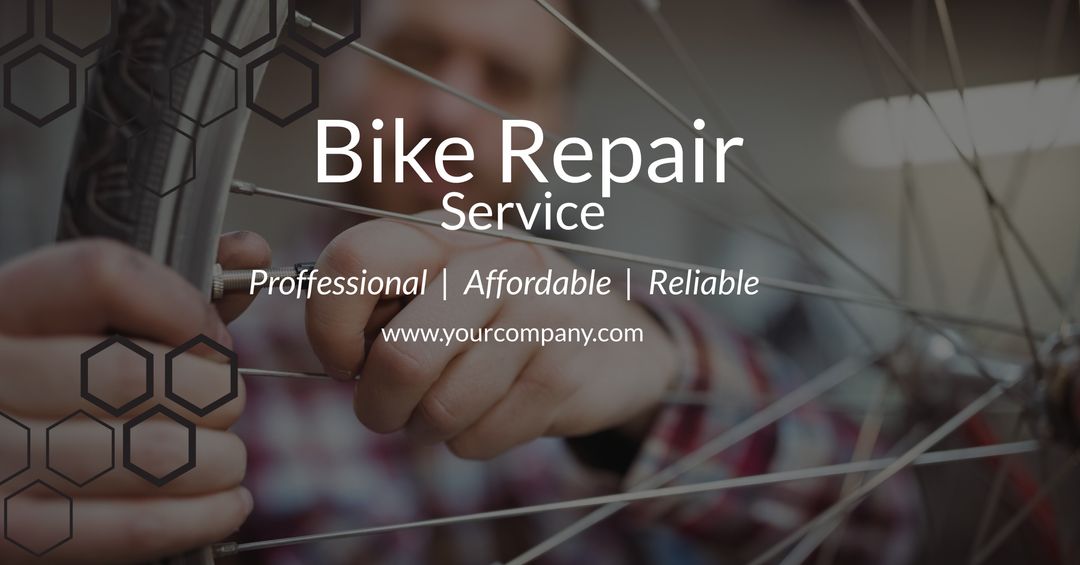 Professional Bike Repair Service Promotional Banner
