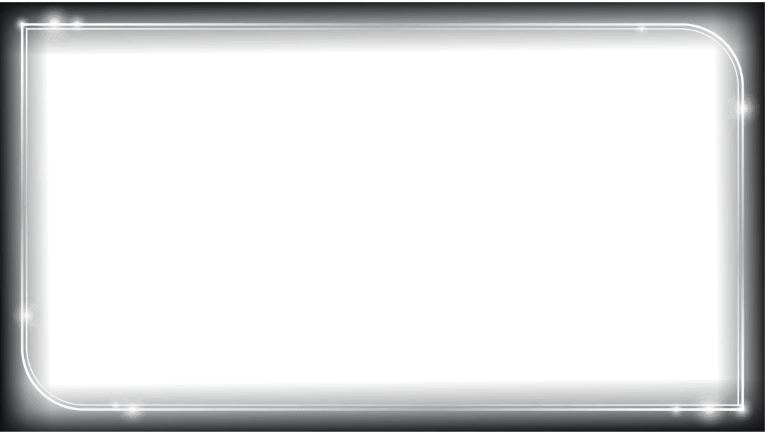 Modern Teal Interface Panel with Glowing Orbs on Transparent Background