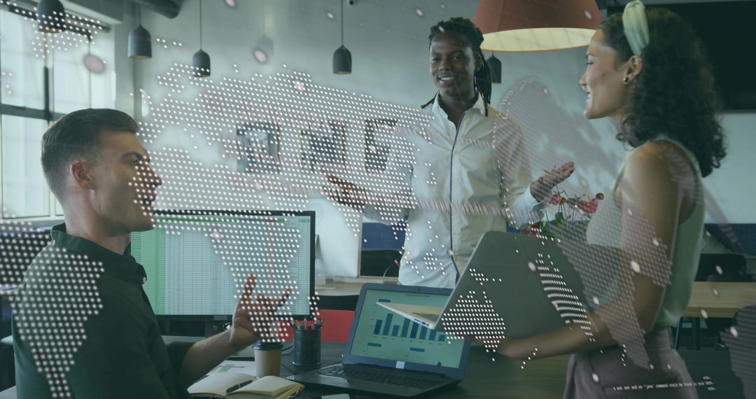 Modern Workforce Collaboration with Global Data Overlay