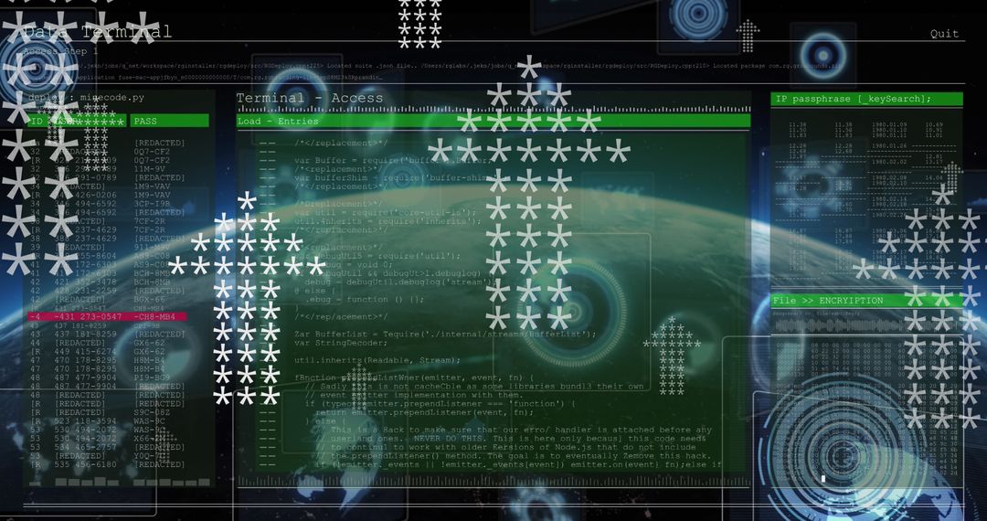 Digital Data Processing on Virtual Interface over Globe