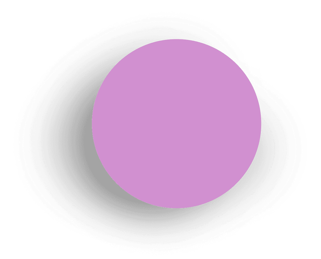 Purple Circle on Transparent Background