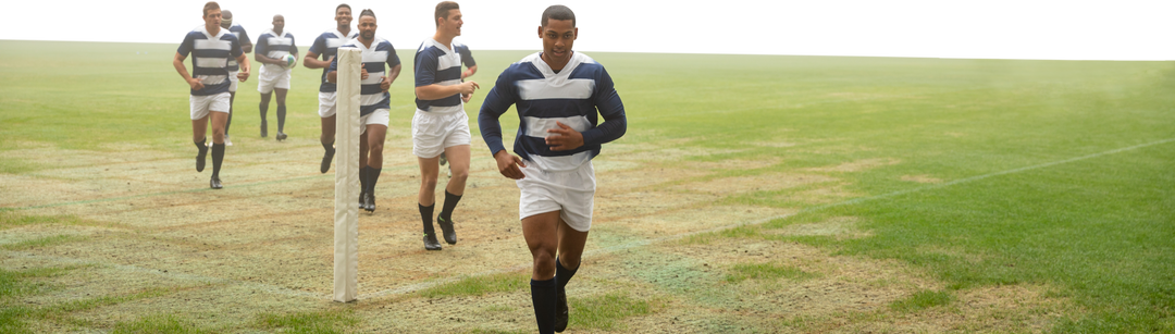 Diverse Rugby Players Running at Stadium on Transparent Background - Download Free Stock Images Pikwizard.com