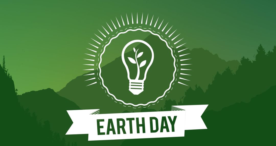 Earth Day Green Landscape Energy Concept Art